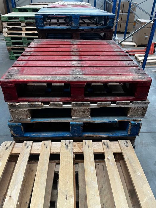 Palety drewniane używane 120x120 cm,  120x100 cm – dobry stan