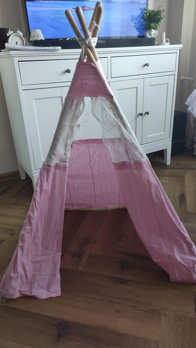 Namiot tipi różowy