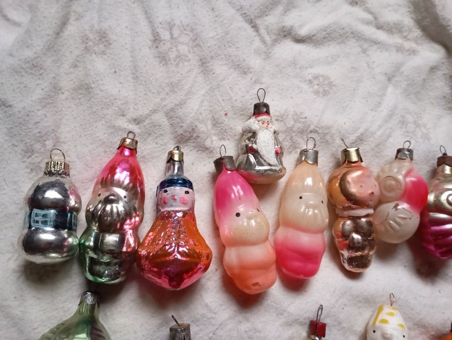 Ёлочные игрушки СССР фигуры