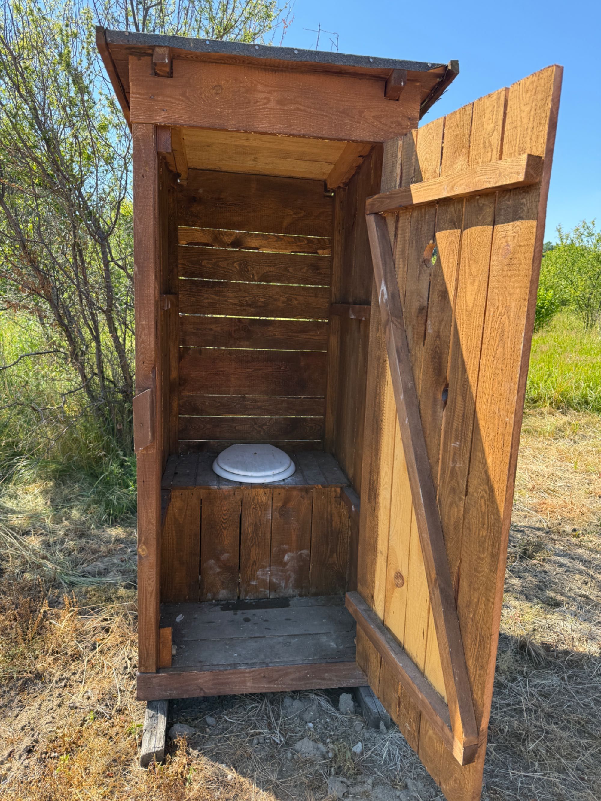 Wc drewniane na budowę