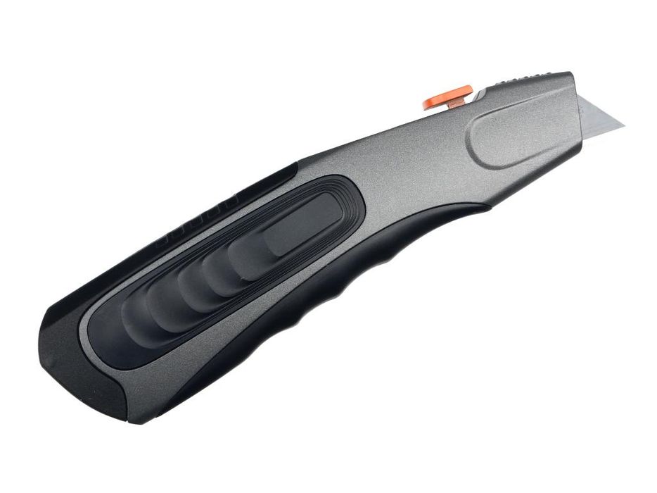 Nożyk trapezowy ostrze 19x60mm ze stali SK2 w aluminiowa obudowa Teger