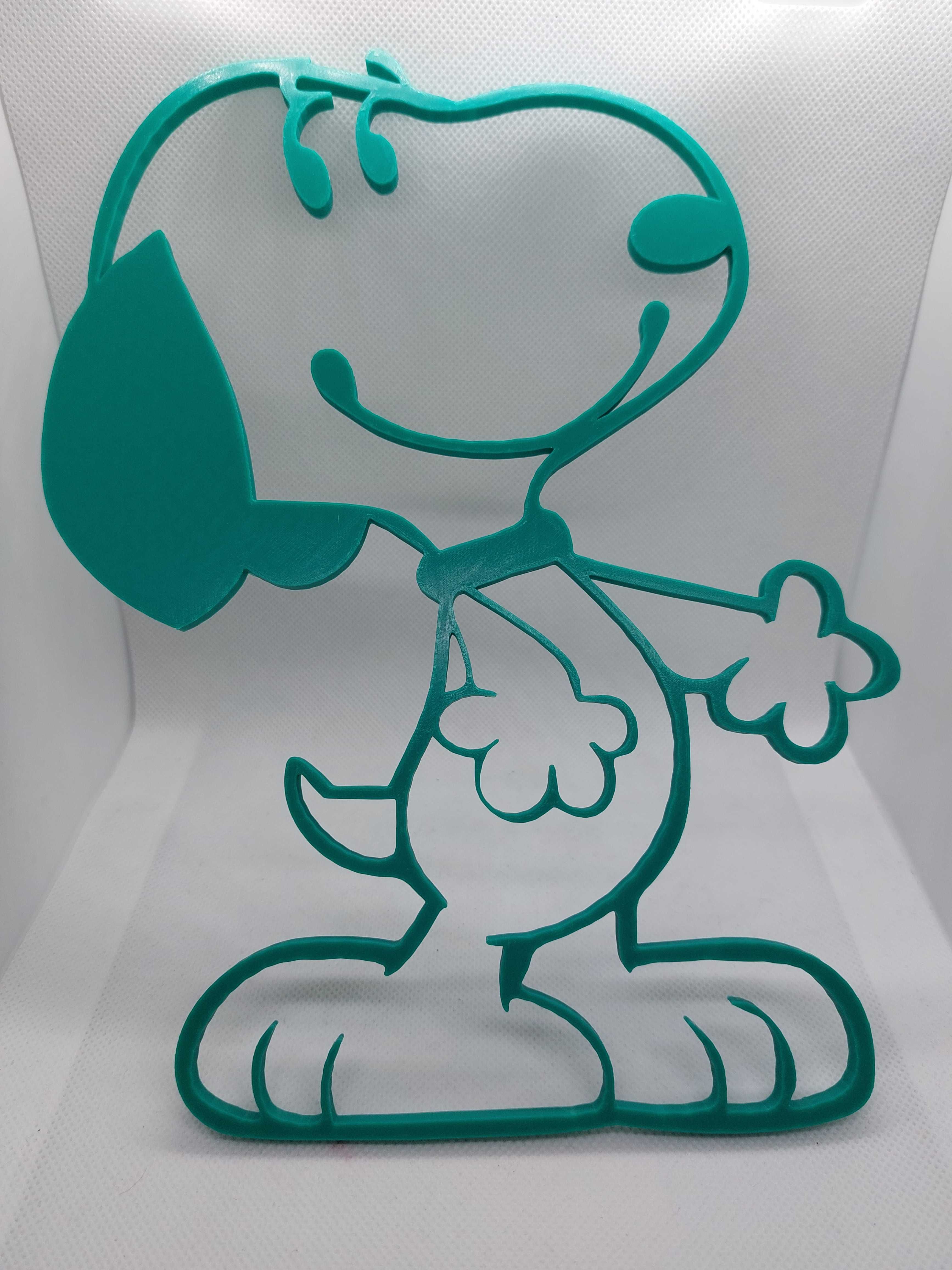 Snoopy, 2D, dekoracja na ścianę, drzwi