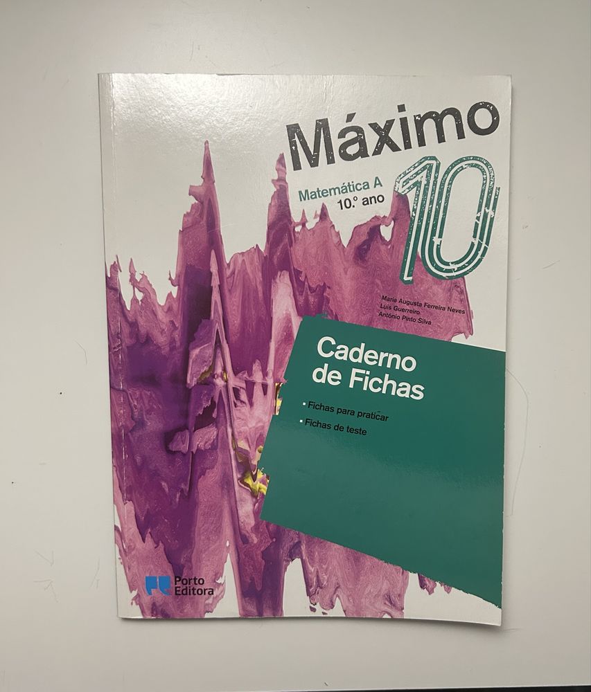 Caderno de atividades Mat. A 10º Ano - Máximo 10