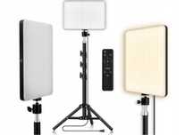 Lampa Stojąca Studyjna Panelowa do Zdjęć 42W 200cm Statyw Regulowany