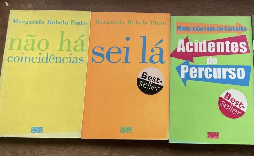 Livros romances Sei Lá, Não Há coincidências, Acidentes de Percurso