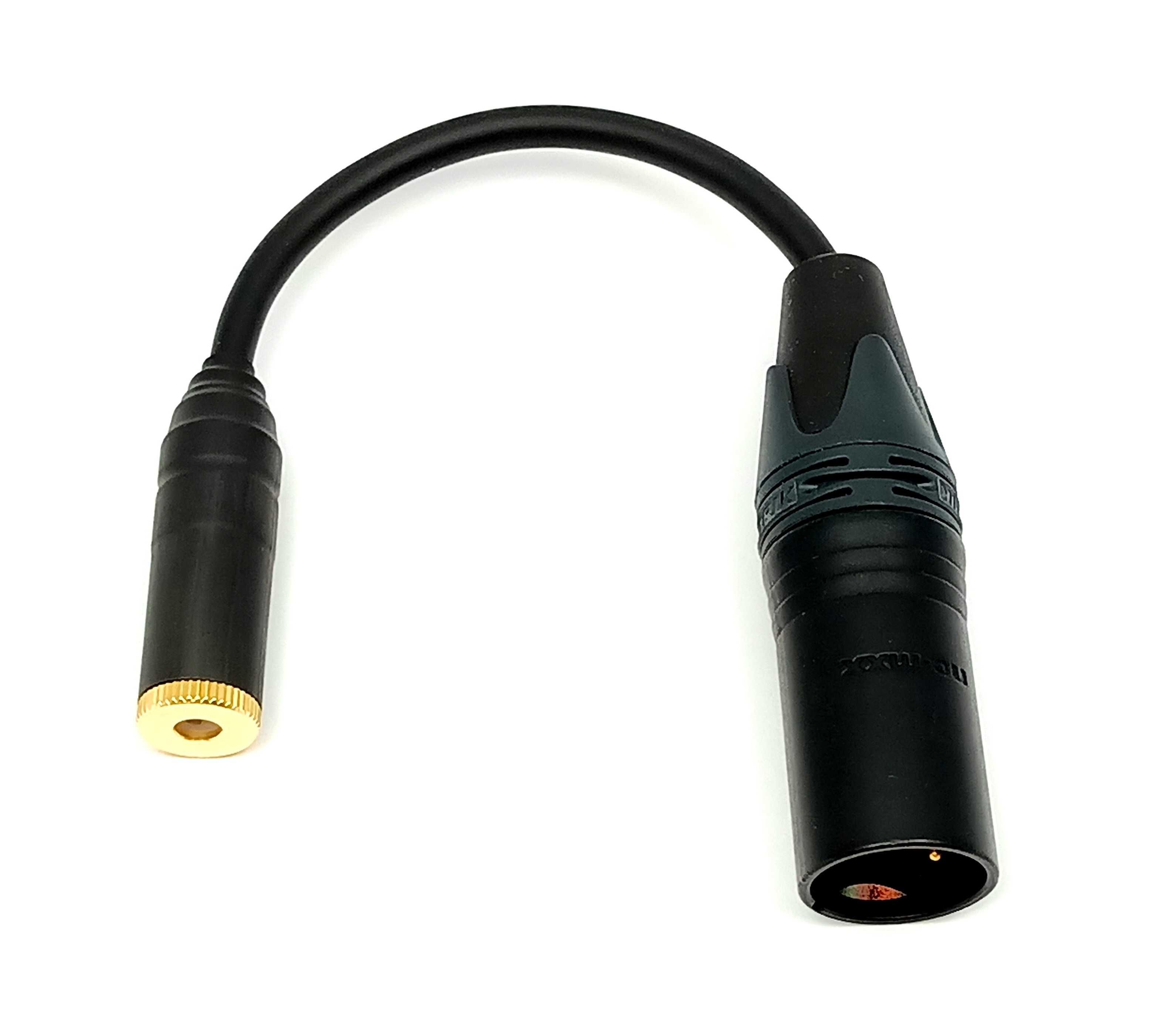 Adapter zbalansowany ręcznie wykonany GNIAZDO 4,4mm - XLR 4 PIN