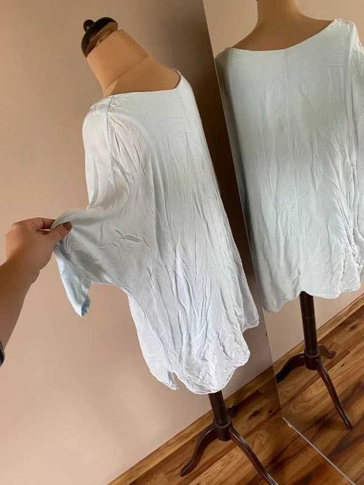 xxl +size 42 44 tunika krotka sukienka t  oversize nietoperz