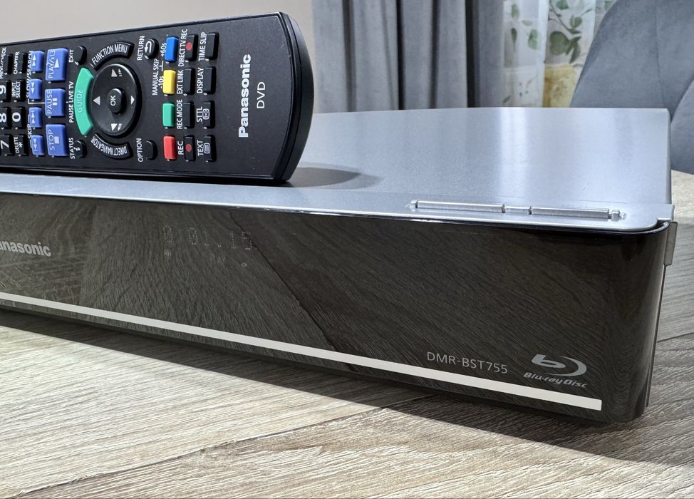 Panasonic DMR-BST755 #Nagrywarka Blu-Ray DVD HDD #500GB #2xUSB#2xDVB-S