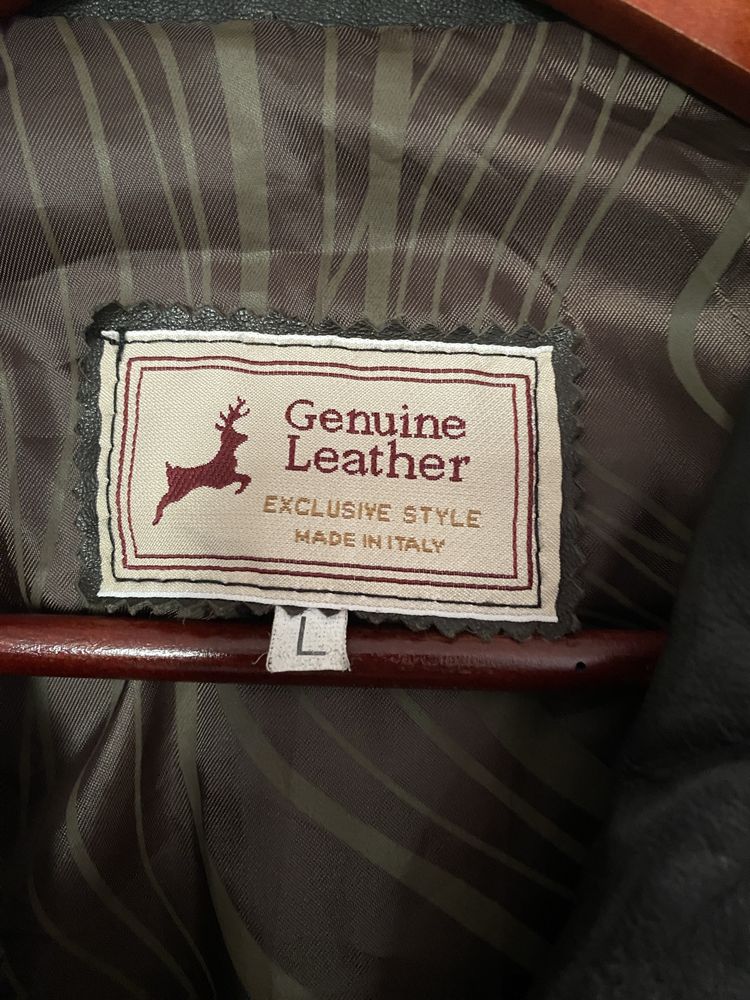 Жіночий плащ retro ИТАЛИЯ р L genuine leather
