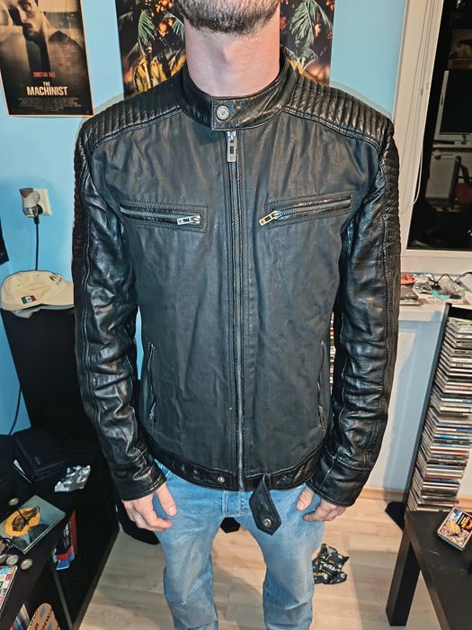 Kurtka skórzana Bruno Banani motocyklowa ramoneska rozmiar M