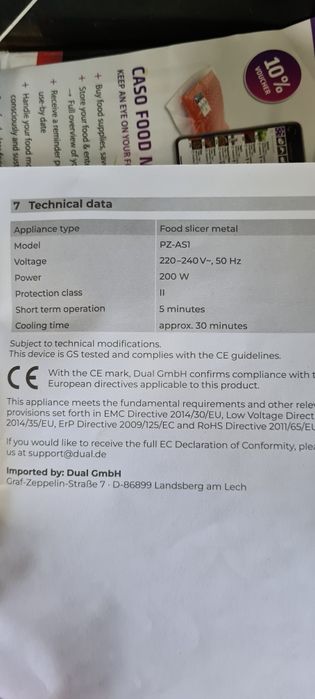 Металевий слайсер Prinz PZ-AS1