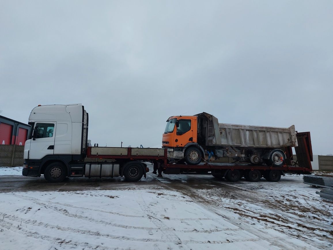 Autolaweta autoholowanie pomoc drogowa laweta transport niskopodwozie