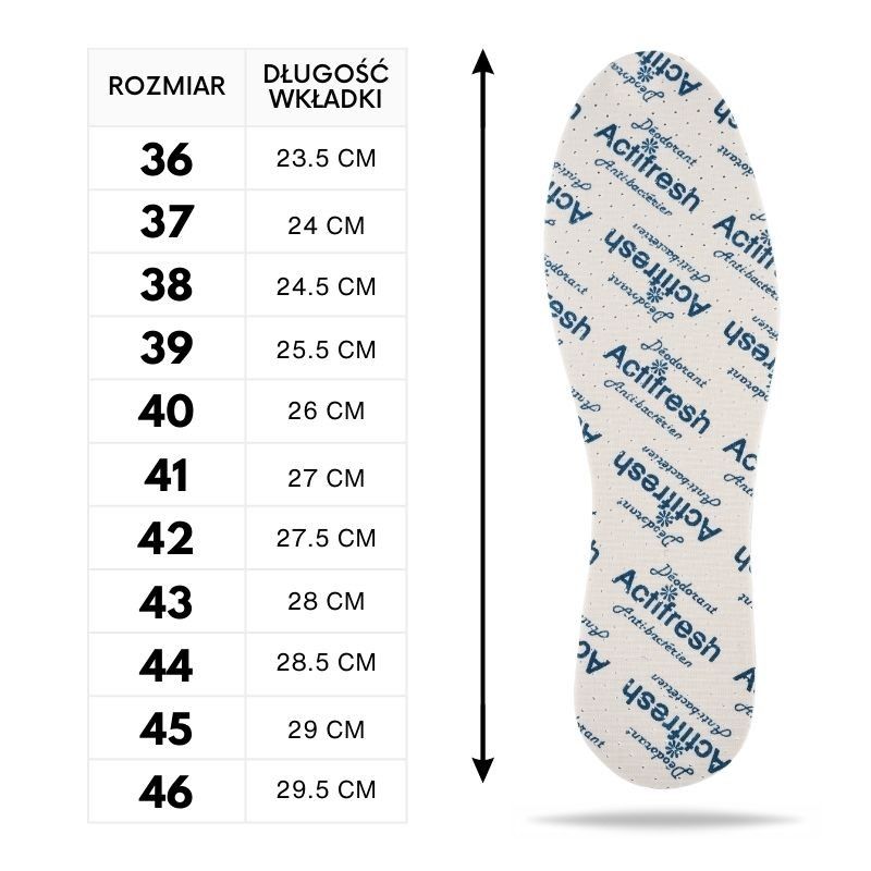 r. 38 – zestaw wkładek damskich ladies comfy sport 10w38 paolo peruzzi