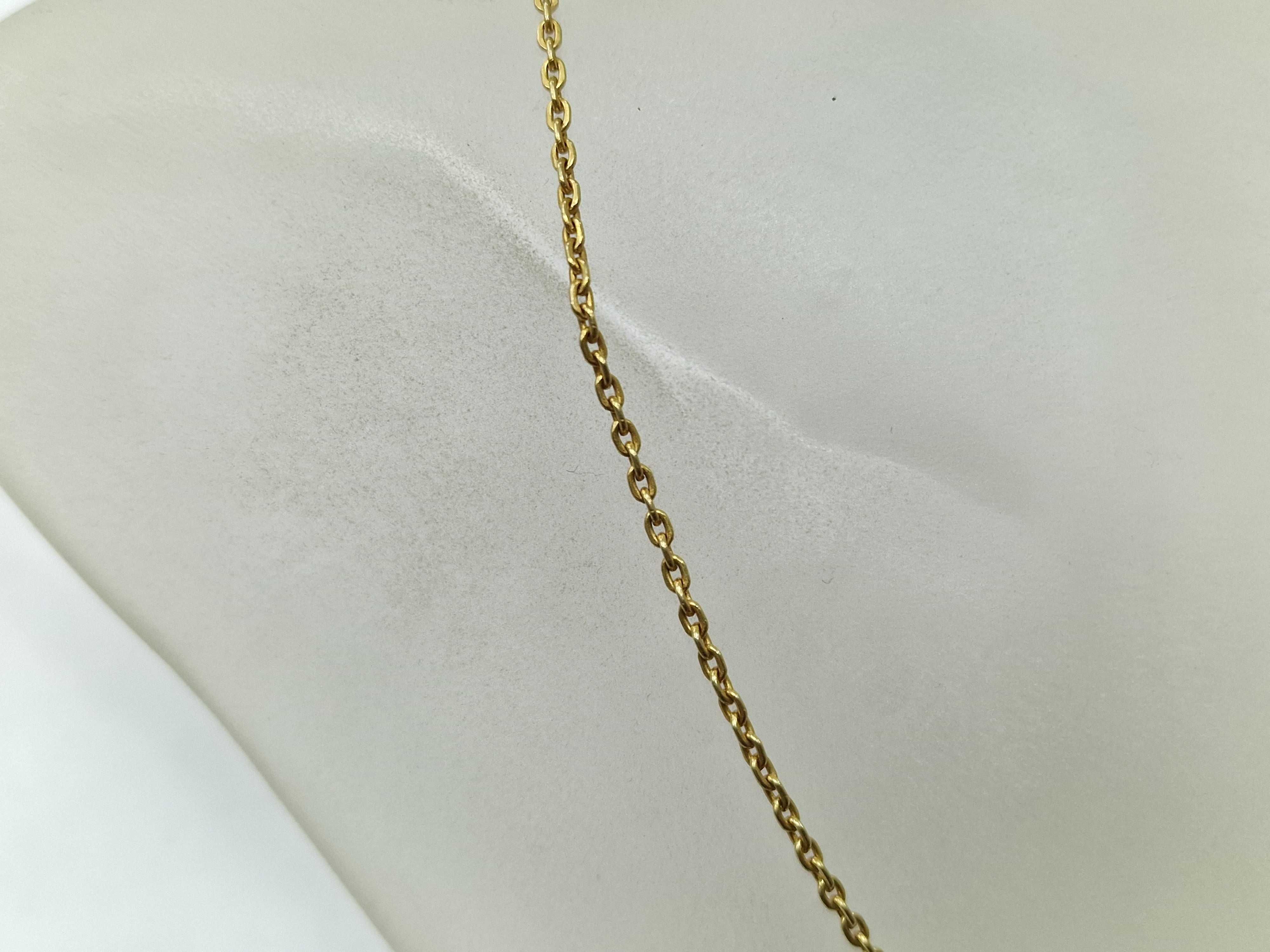 Złoty łańcuszek męski/ 585/ 6.57 gram/ 60cm/ WWJ/ 1963-65/ Ankier