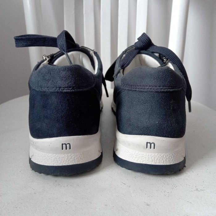 Granatowe Damskie Sneakersy firmy "MEDICUS", Zamszowe, r. 5