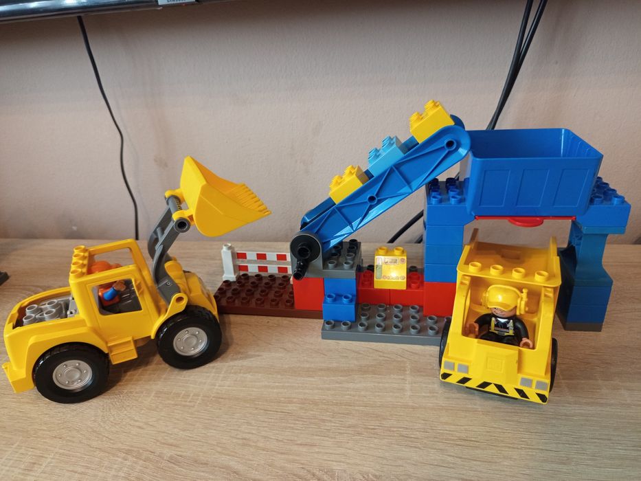 LEGO Duplo żwirownia budowa koparka wywrotka