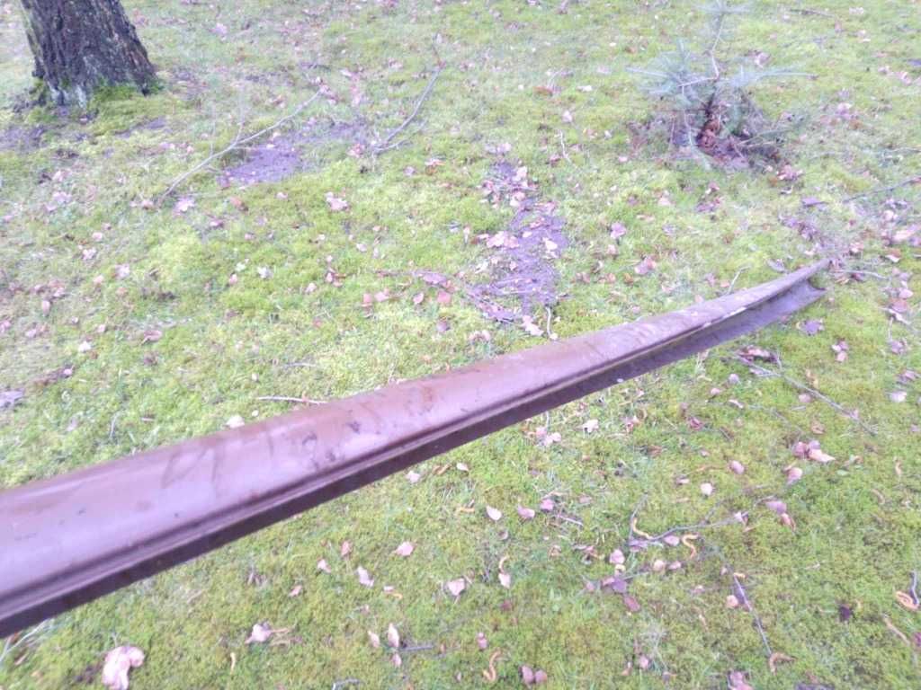 Rynna plastikowa Plastmo Polska 0,44m brąz 100mm PVC-U brązowa 44cm