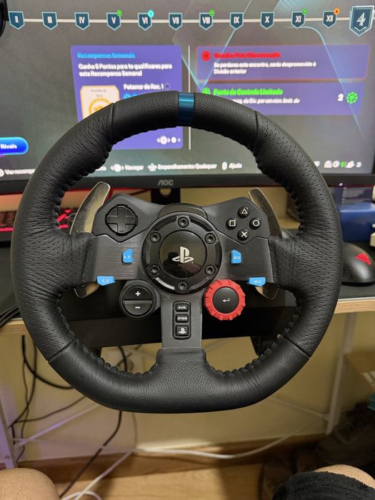 Logitech G29 Driving Force – Realismo e Performance de Corrida!