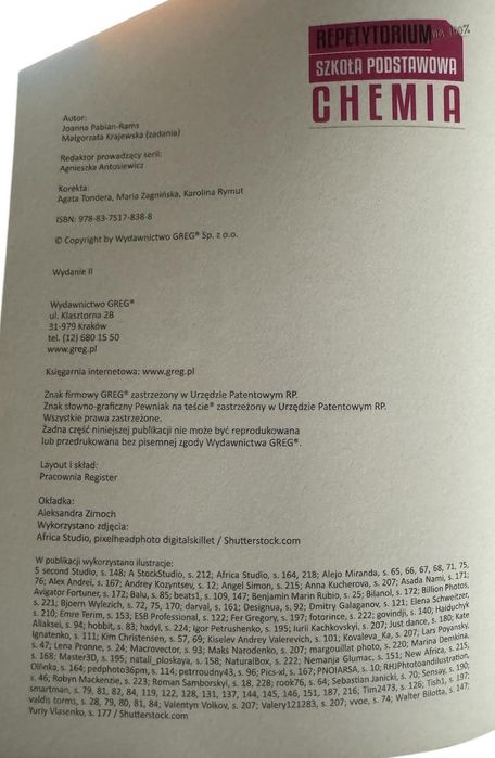 Repetytorium klasa 7 - 8 różne przedmioty