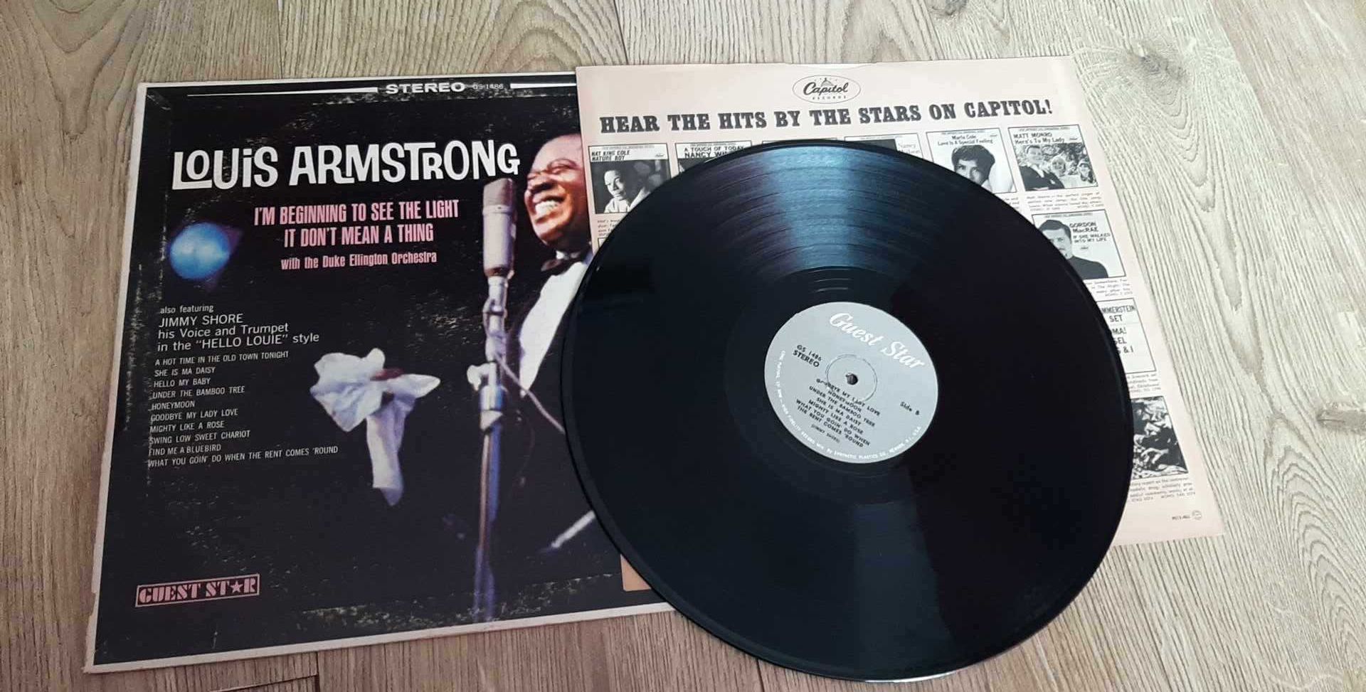 Louis Armstrong “With The Duke Ellington Orchestra” - płyta winylowa