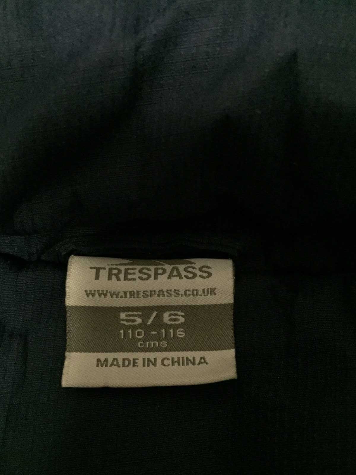 Куртка пальто дитяча Trespass 5-6 років 110-116 см