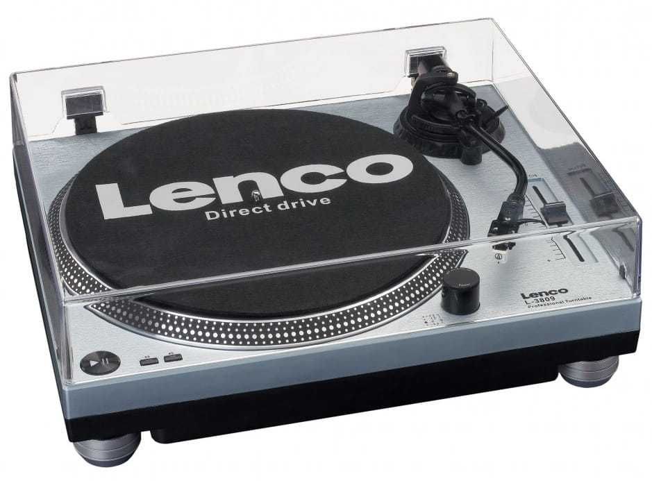 Gramofon z napędem bezpośrednim Lenco L-3809ME OUTLET