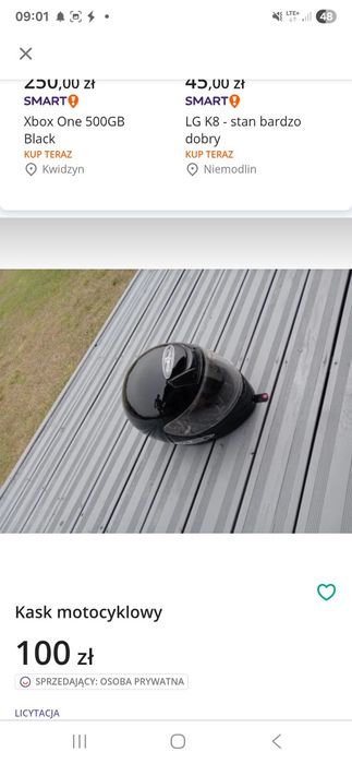 Kask motocyklowy Rozm M