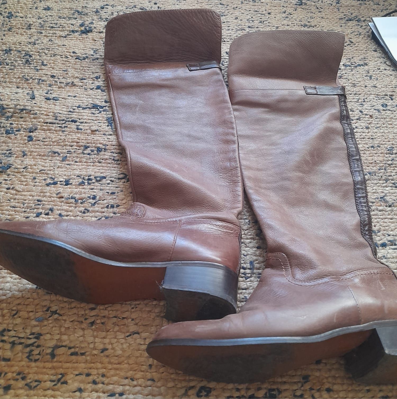 Botas zara pele 38