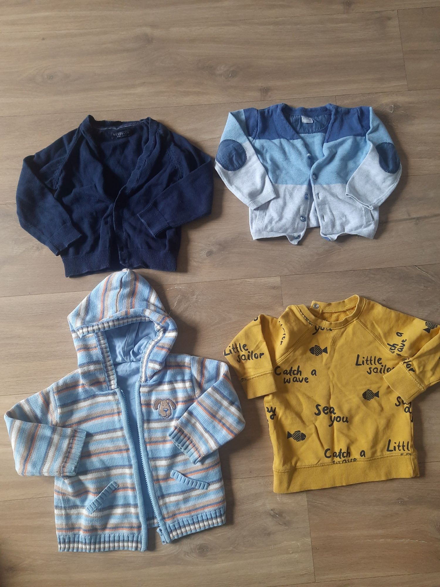 Bluza i 3 swetry chłopięce 86