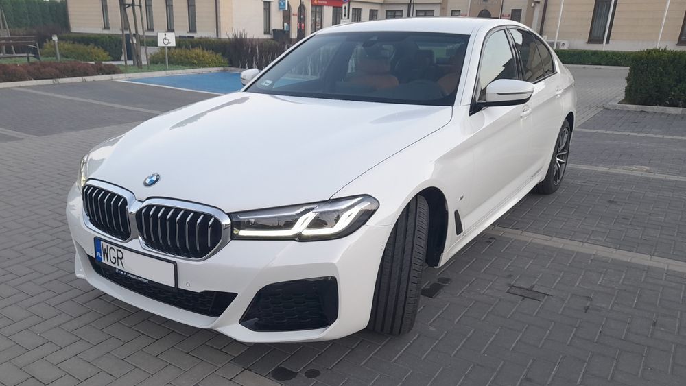 Auto samochód do ślubu BMW 5