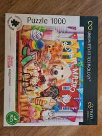 Puzzle 1000el doggy peekers trefl prime