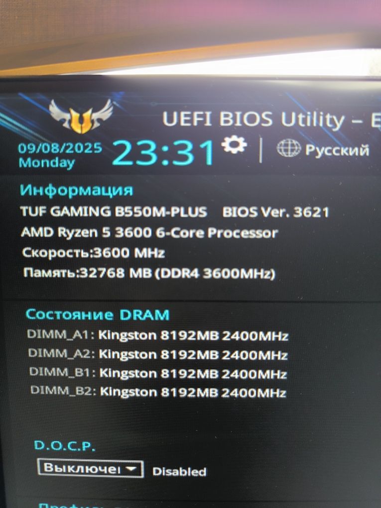 Оперативна Kingston 4x8 3600hz