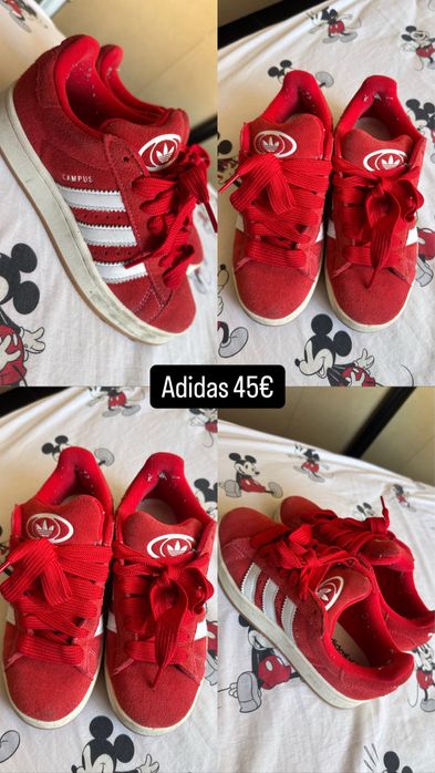 Adidas campus red