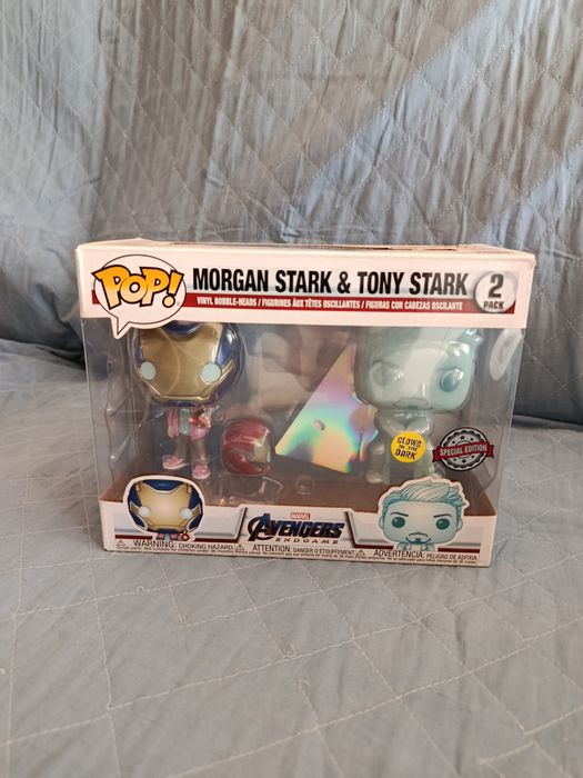 Funko Pop Marvel Iron Man 2 Pack Morgan Stark & Tony Stark