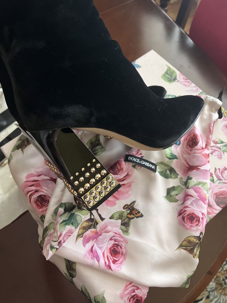 Оригінальні Чобітки весна-осінь дольче габана dolce gabbana