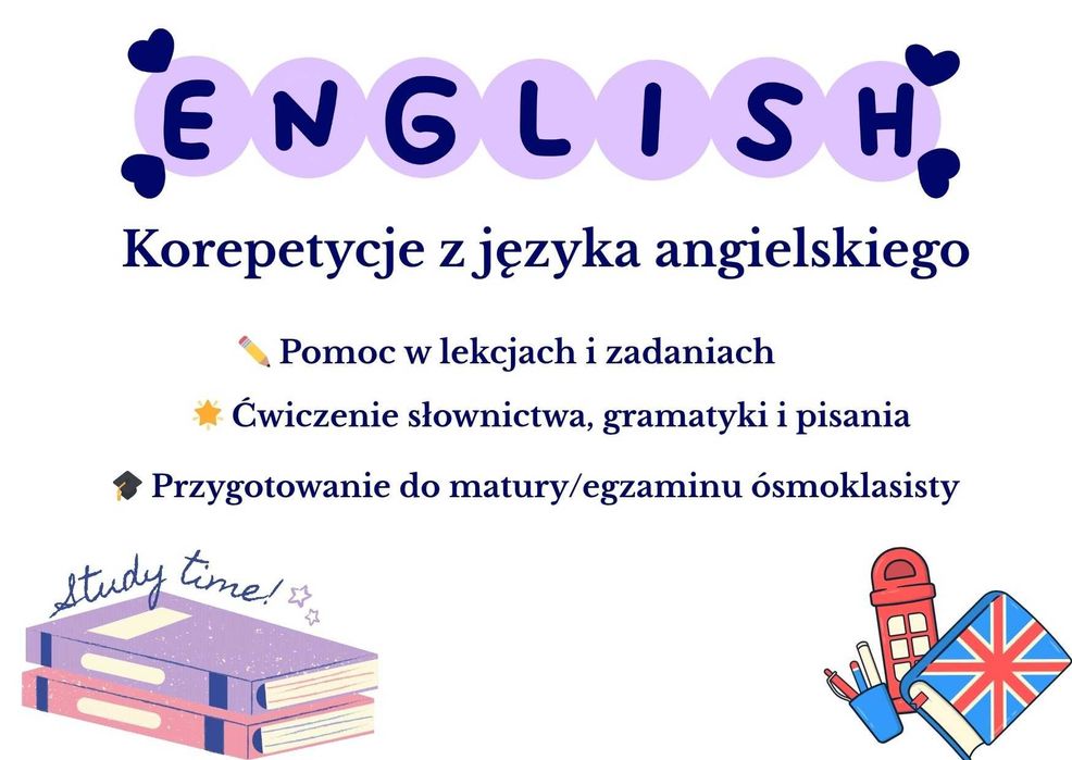 Korepetycje z języka angielskiego