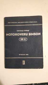 Instrukcja obsługi Simson sr2 1958 r.