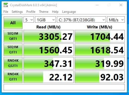 Samsung MZVLB256HAHQ 256GB 250GB SSD M.2 NVMe