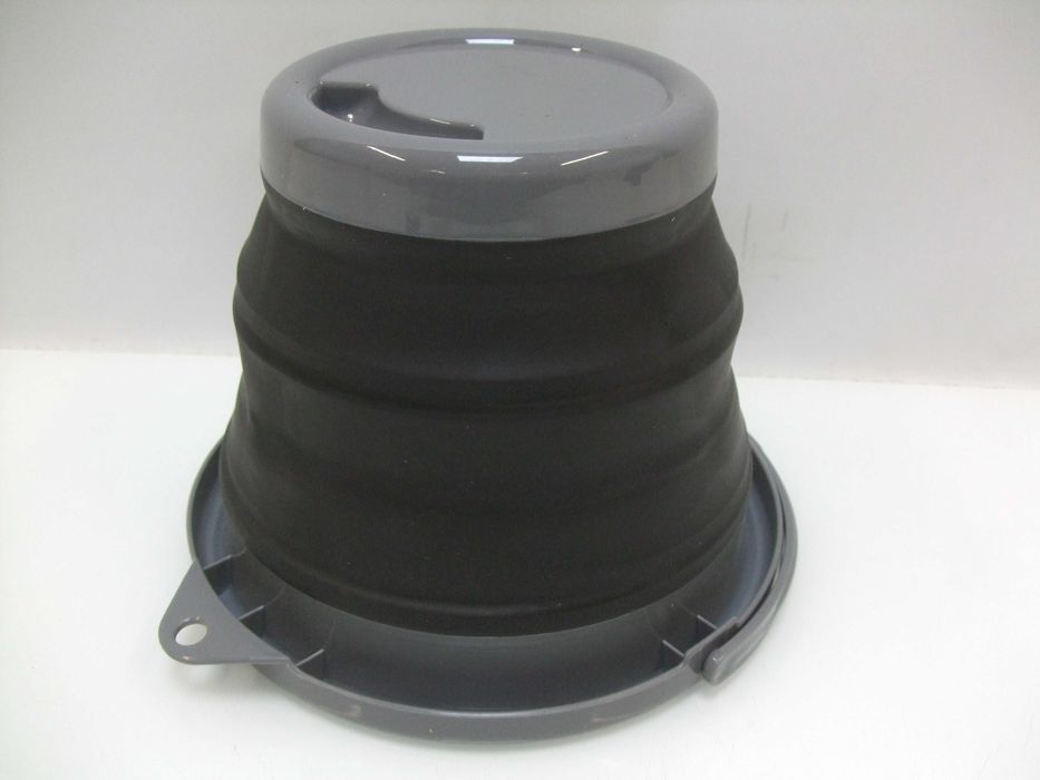 WIADERKO SKŁADANE SILIKONOWE Wiadro z Uchwytem i wylewką. 5L Okrągłe