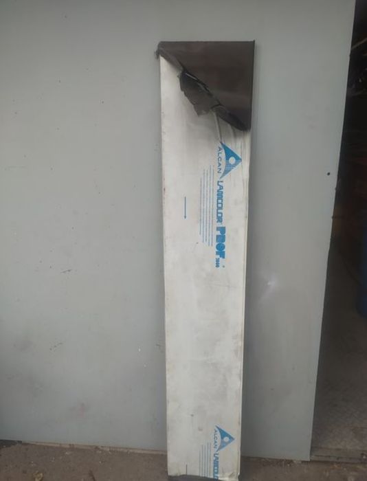 Parapet aluminiowy nowy 154 cm