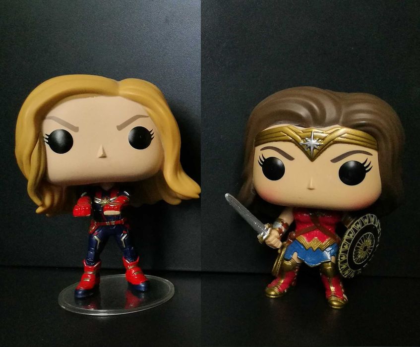 Фігурки Funko Pop (Фанко Поп) Капітан Марвел, Диво-Жінка