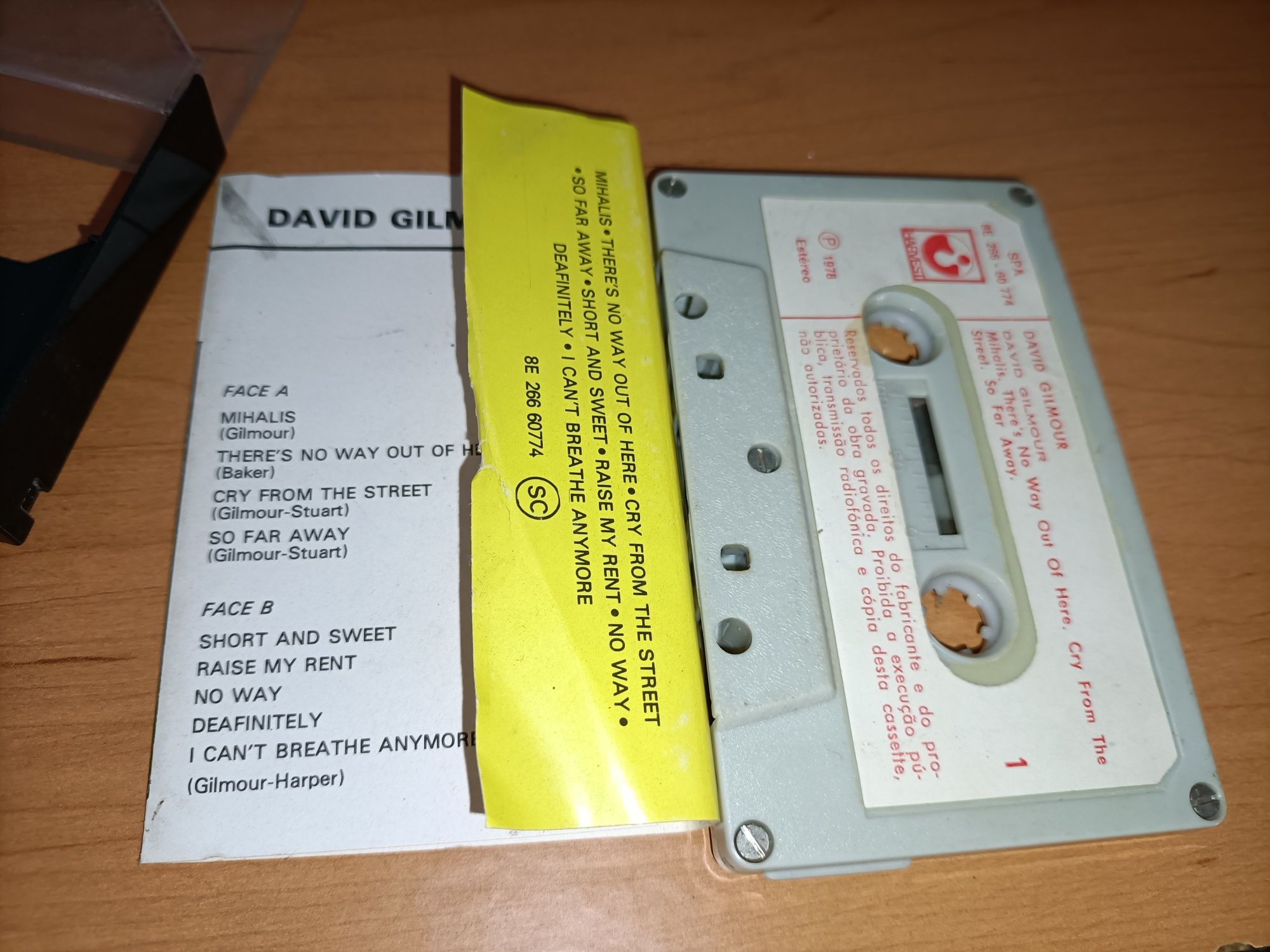 David Gilmour 1978_cassete
