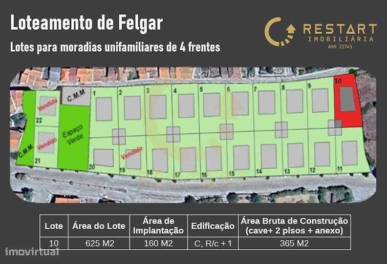 18 Lotes Para construção de moradias individuais e unifamilares com ca