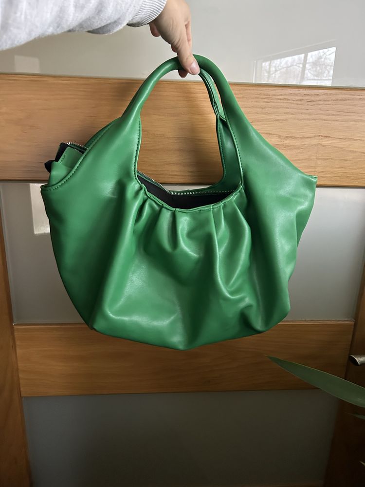 Zielona torebka Gina trickot hobo