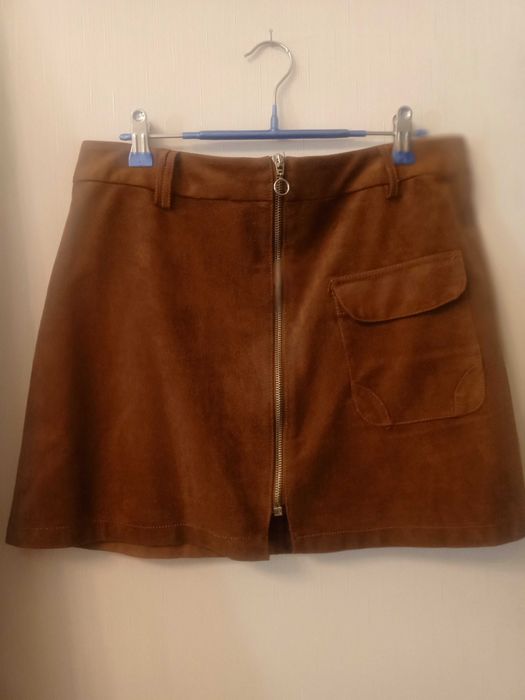 Спідниця зі штучної замши