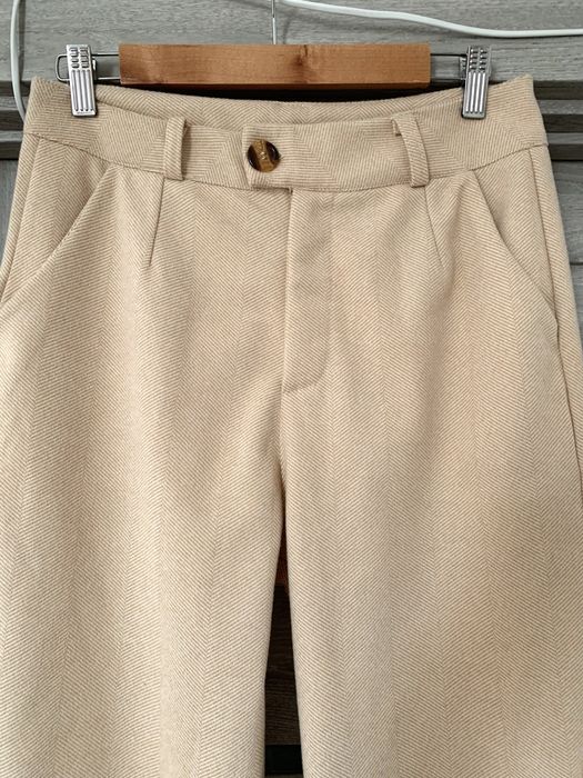 Брюки бежеві кашемір 46 розмір