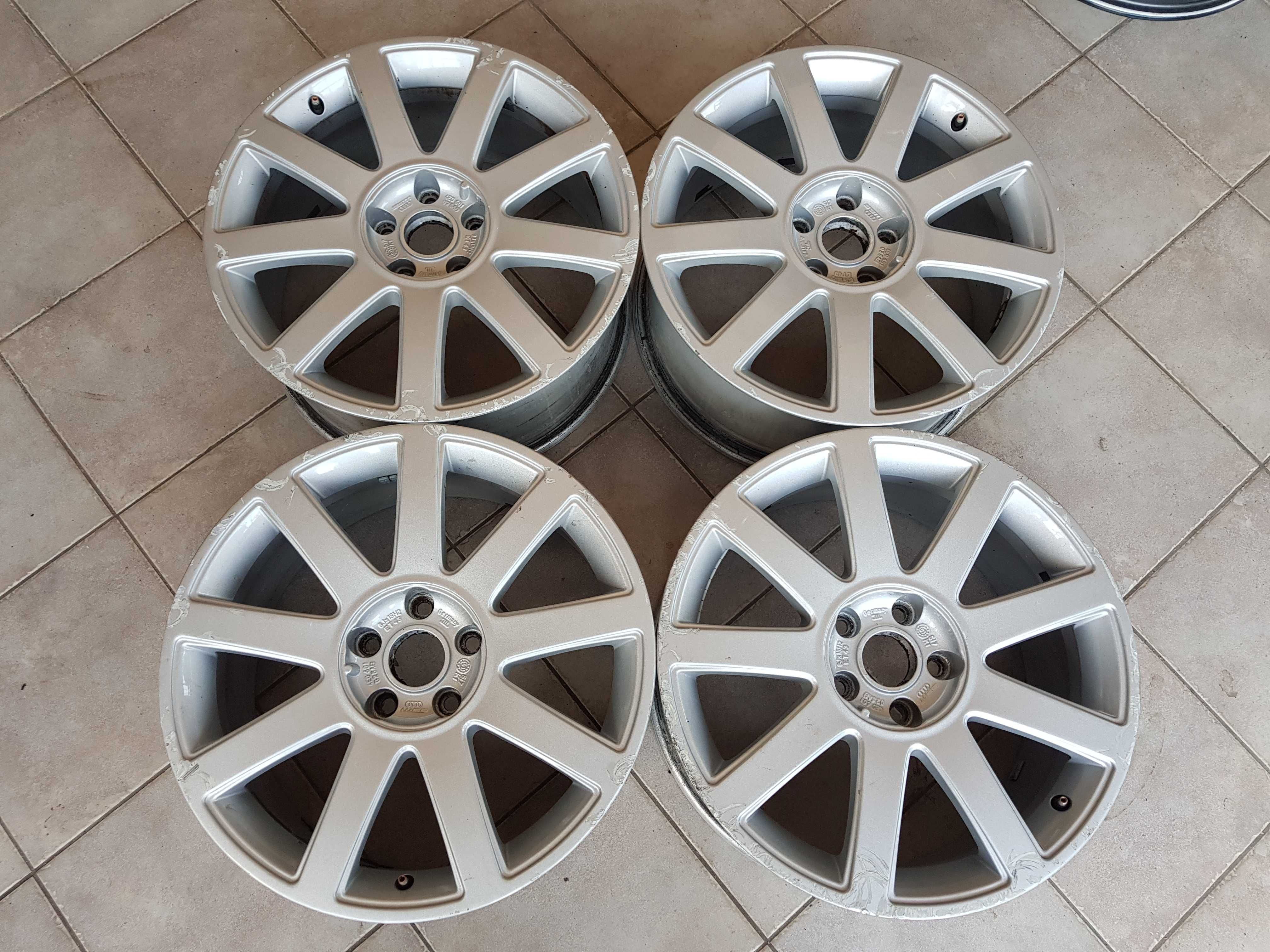 Felgi oryginał Audi A4 B6 b7 A6 c5 c6 8x18 et43 5x112 Multispoke Sline