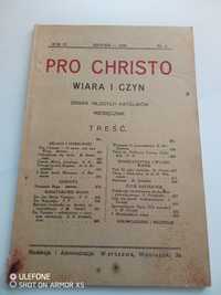 pro christo wiara i czyn 1928r