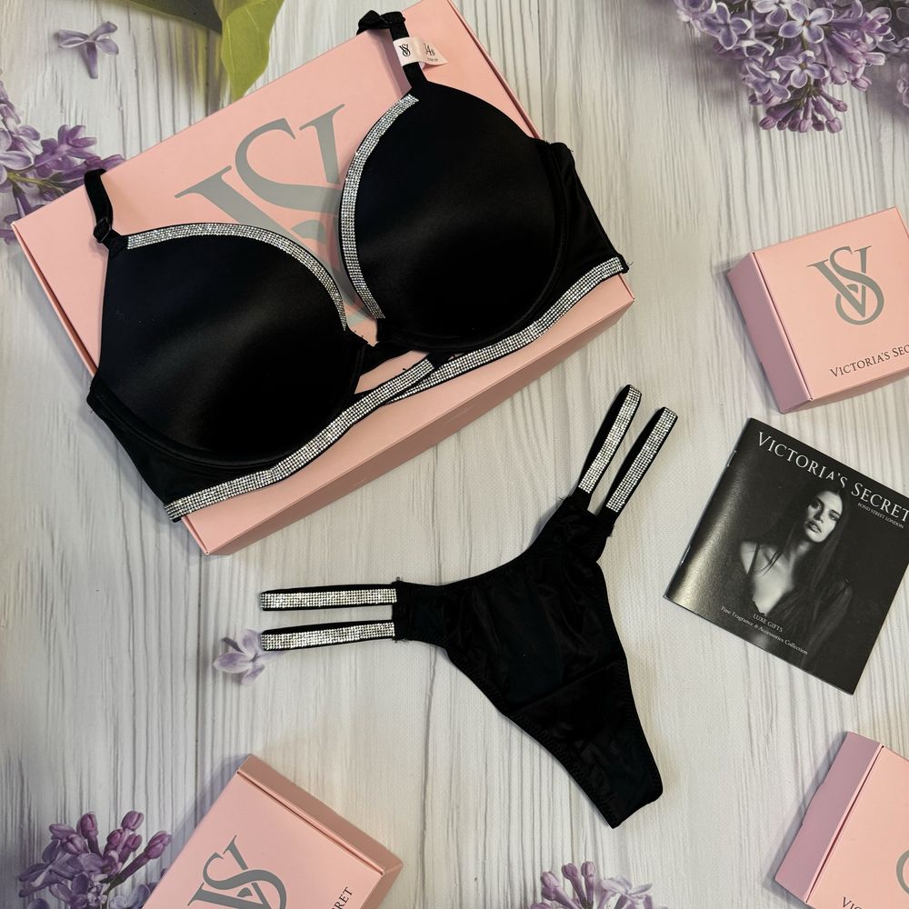 Комплект білизни люкс серії Victoria's Secret 34b+s вікторія сікрет