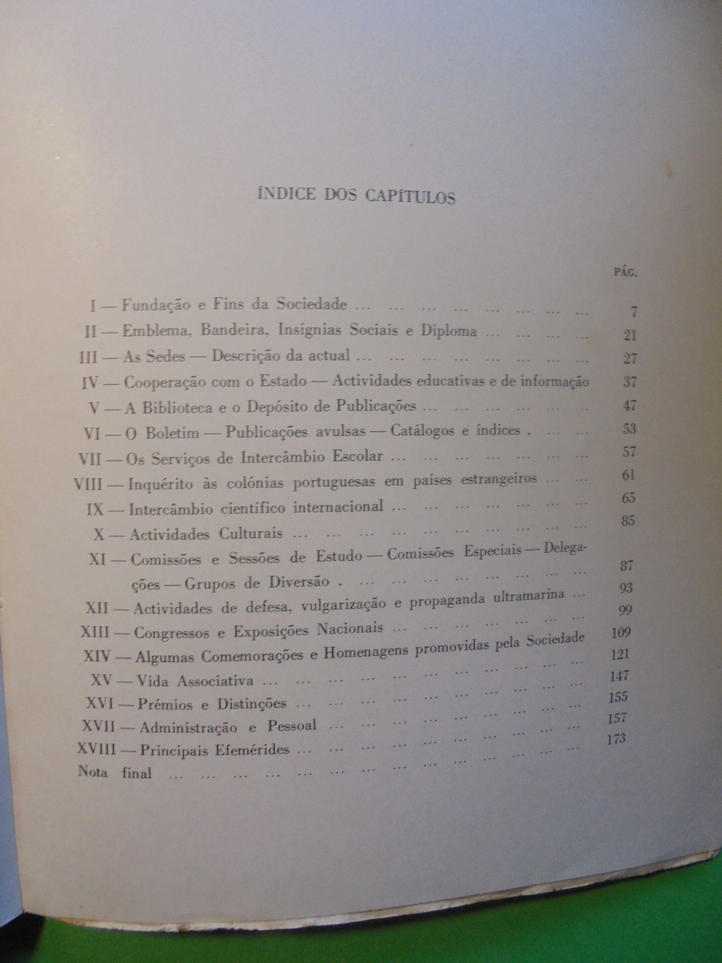 Sociedade de Geografia de Lisboa-1875/1950